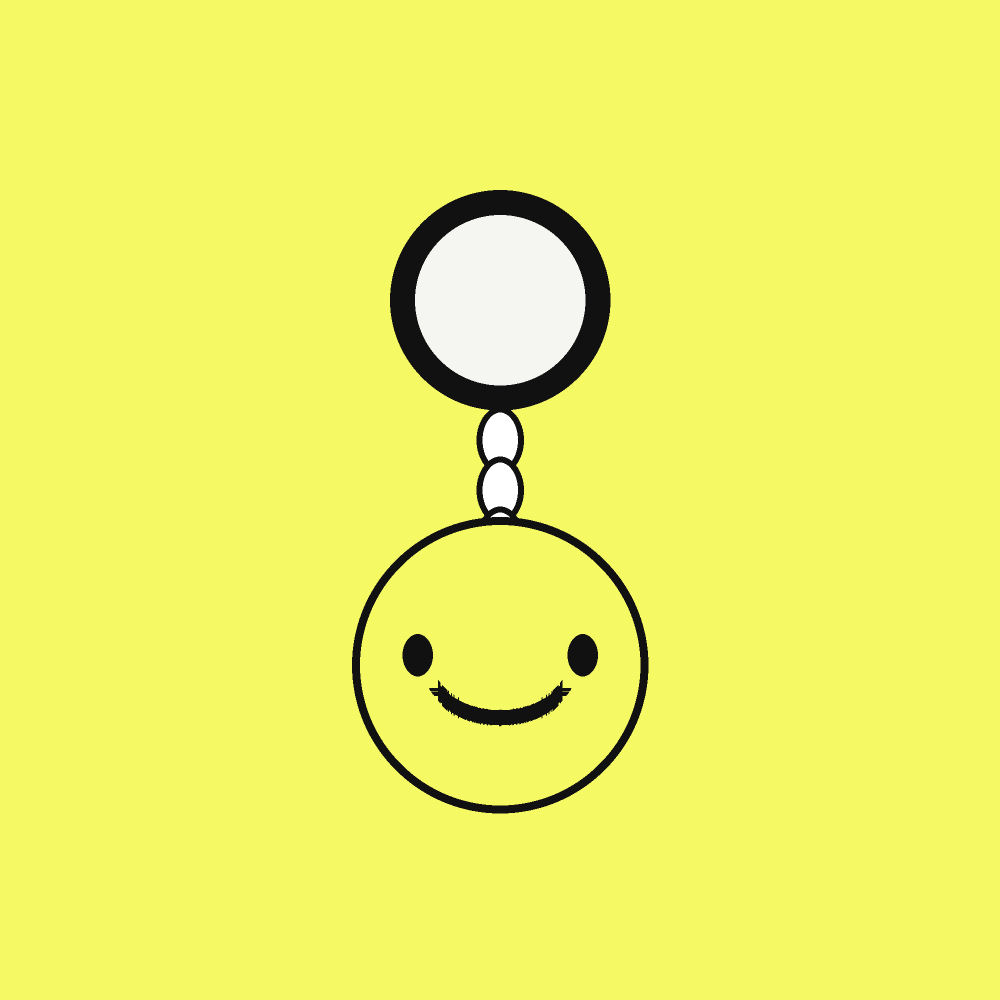 Smiley Keychain